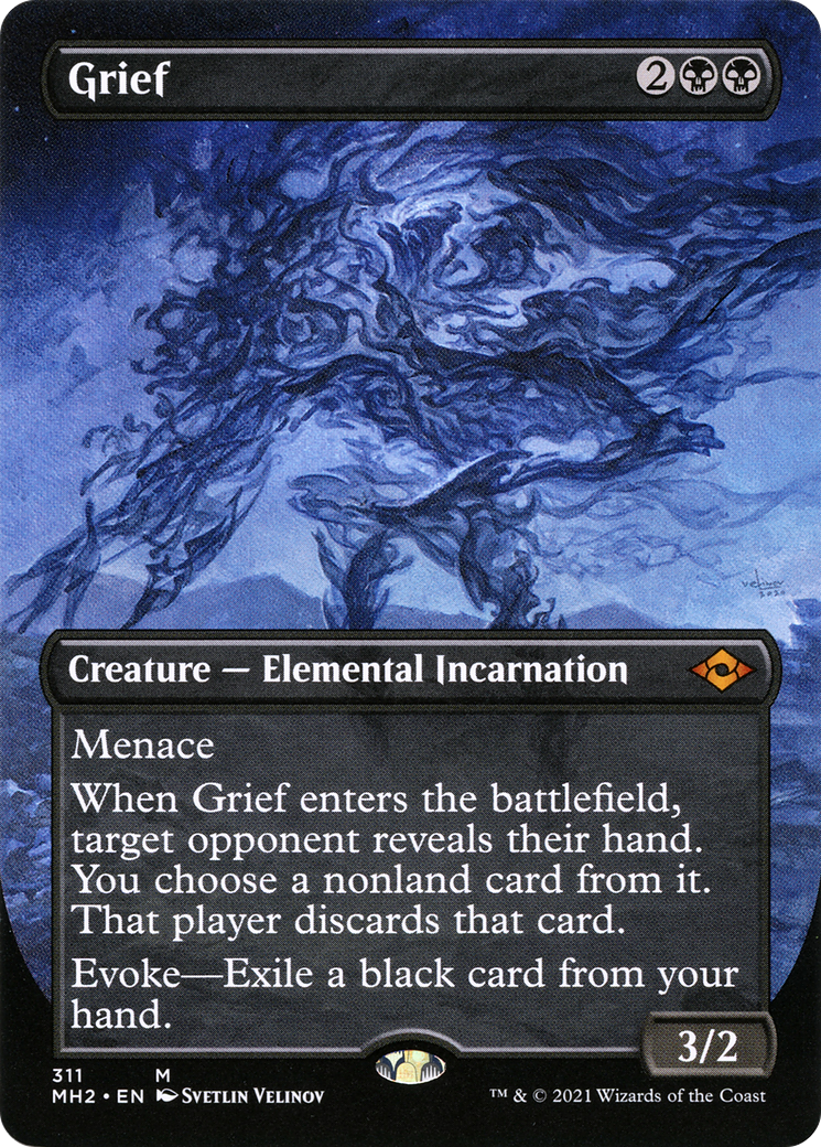 Grief (Borderless Alternate Art) [Modern Horizons 2] - Trinity Hobby