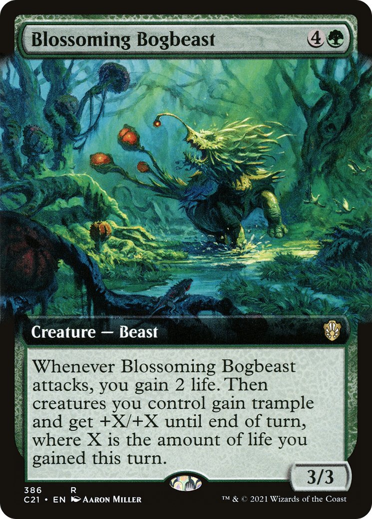Blossoming Bogbeast (Extended Art) [Commander 2021] - Trinity Hobby