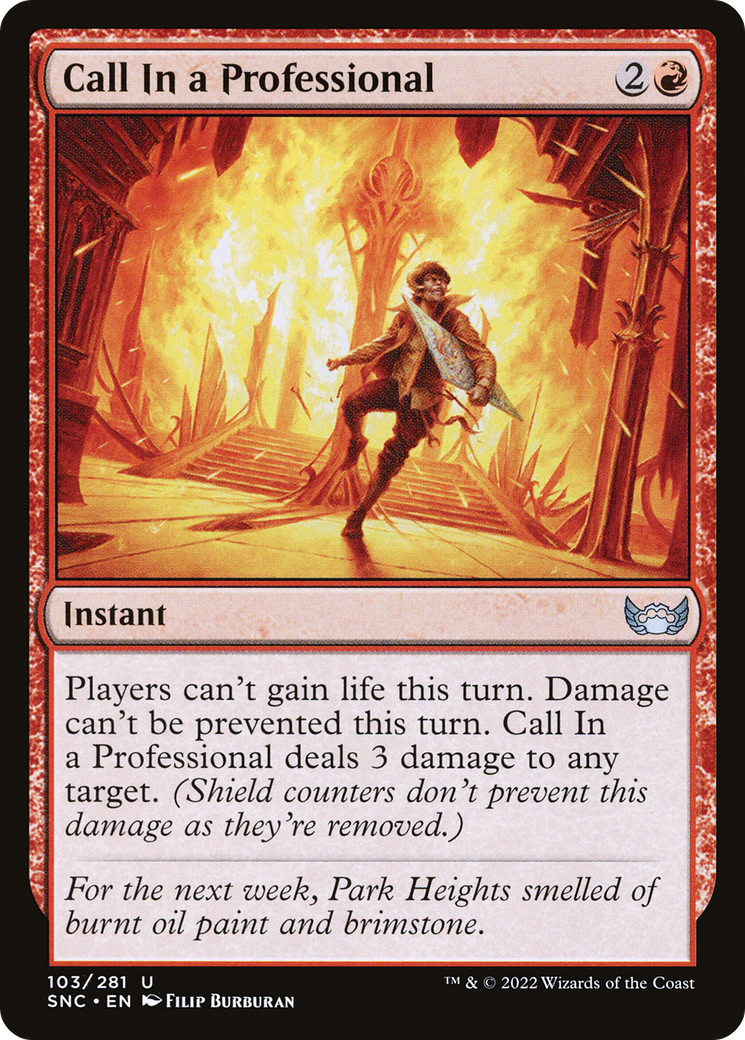 Call In a Professional [Streets of New Capenna] - Trinity Hobby