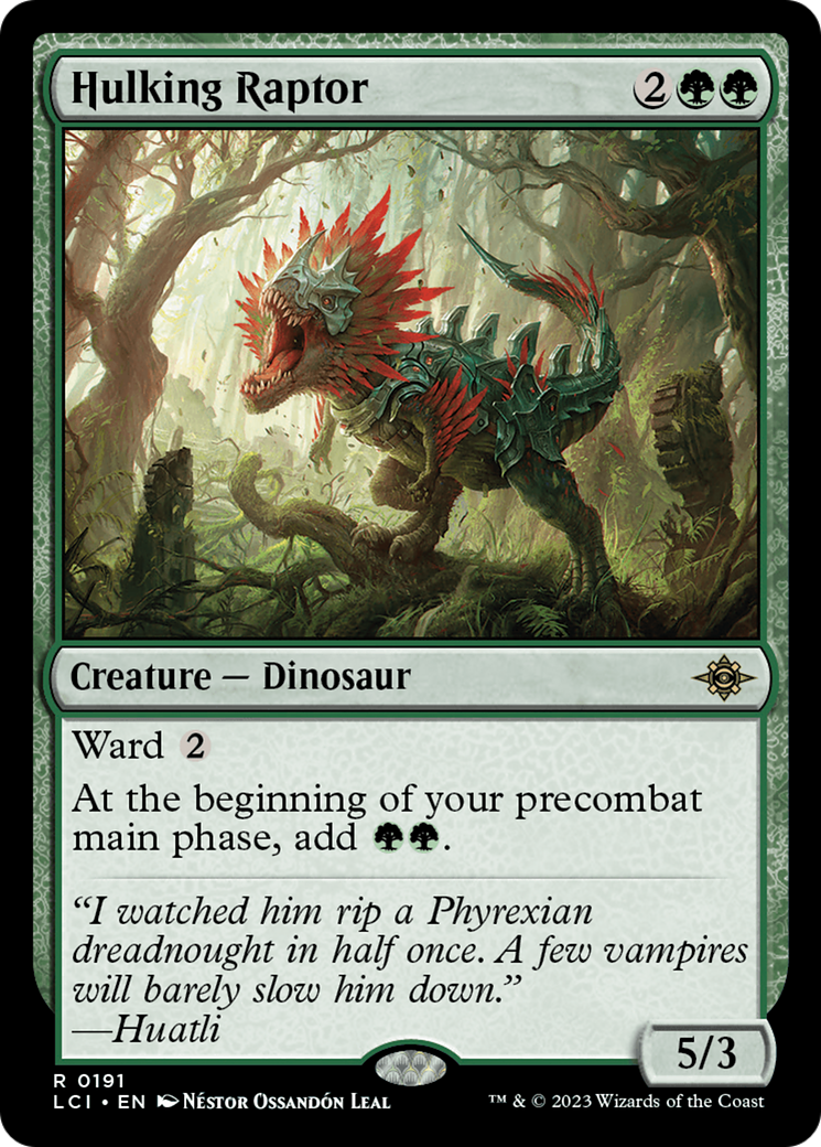 Hulking Raptor [The Lost Caverns of Ixalan] - Trinity Hobby