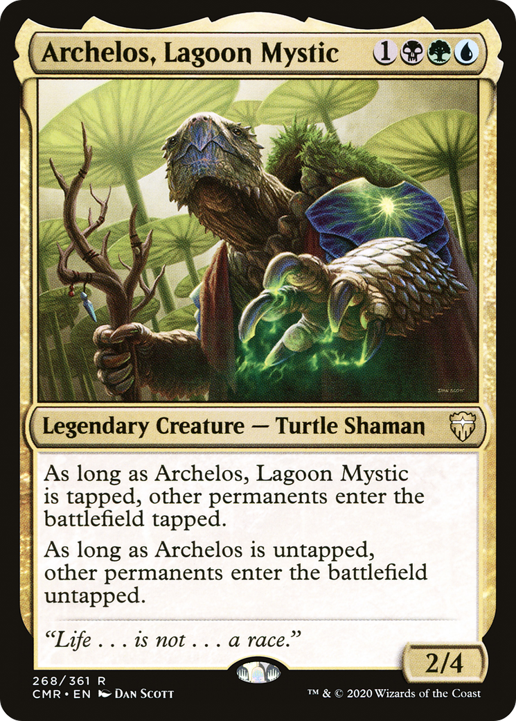 Archelos, Lagoon Mystic [Commander Legends] - Trinity Hobby
