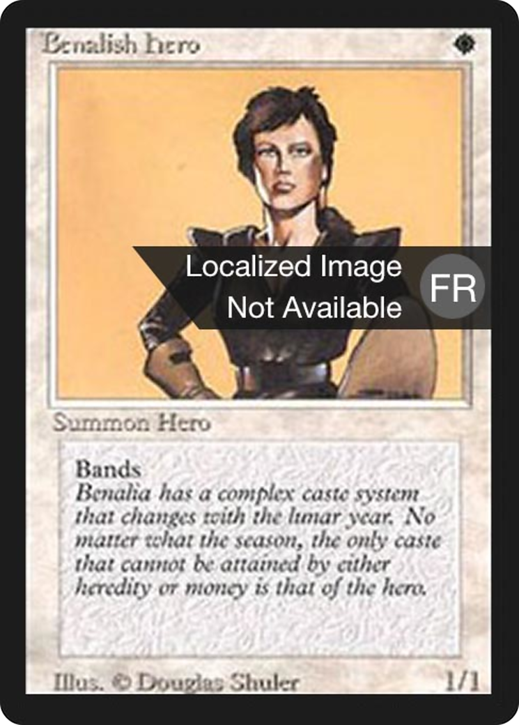 Benalish Hero [Foreign Black Border] - Trinity Hobby