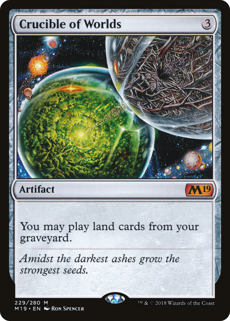 Crucible of Worlds [Core Set 2019] - Trinity Hobby
