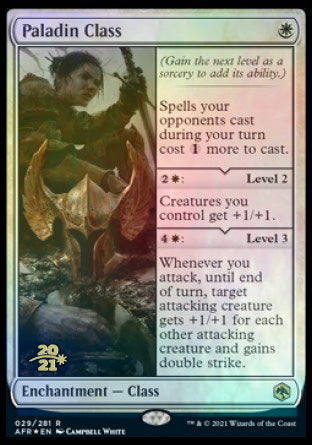 Paladin Class [Dungeons & Dragons: Adventures in the Forgotten Realms Prerelease Promos] - Trinity Hobby
