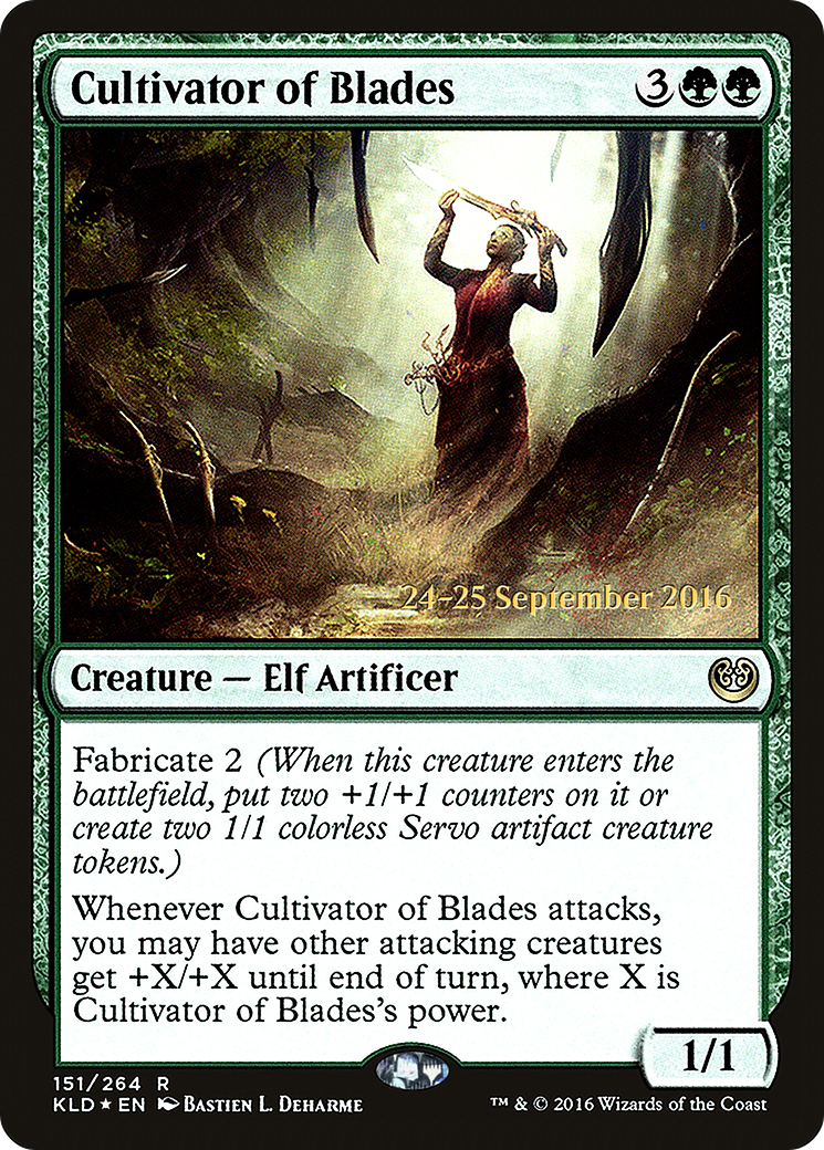 Cultivator of Blades [Kaladesh Prerelease Promos] - Trinity Hobby