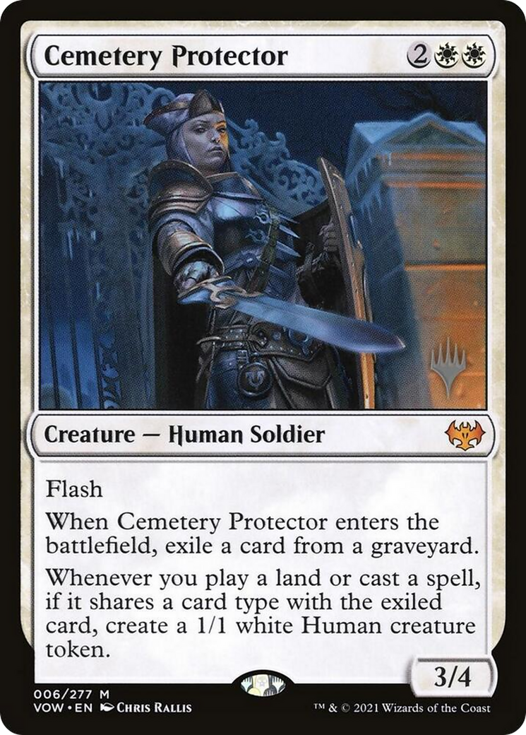 Cemetery Protector (PPDFT-006) - [Promo Pack: Aetherdrift] Foil - Trinity Hobby