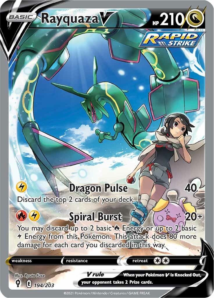 Rayquaza V (194/203) [Sword & Shield: Evolving Skies] - Trinity Hobby