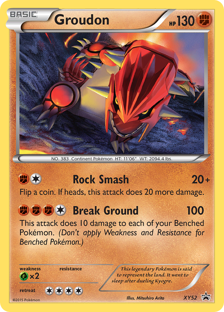 Groudon (XY52) [XY: Black Star Promos] - Trinity Hobby