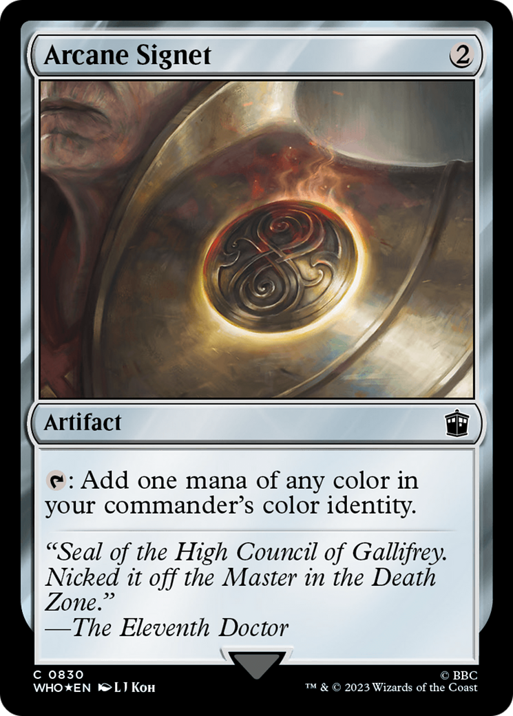 Arcane Signet (Surge Foil) [Doctor Who] - Trinity Hobby