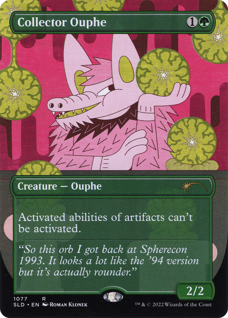 Collector Ouphe  [Foil]  (SLD-1077) - [Secret Lair Drop] (Borderless) - Trinity Hobby