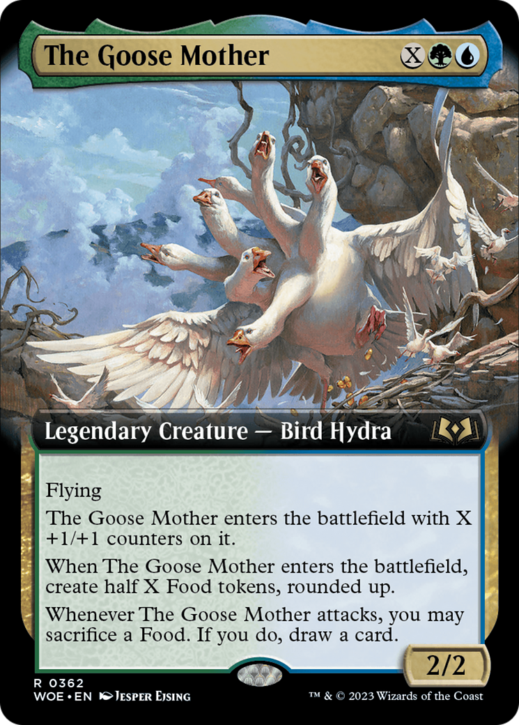 The Goose Mother (Extended Art) [Wilds of Eldraine] - Trinity Hobby