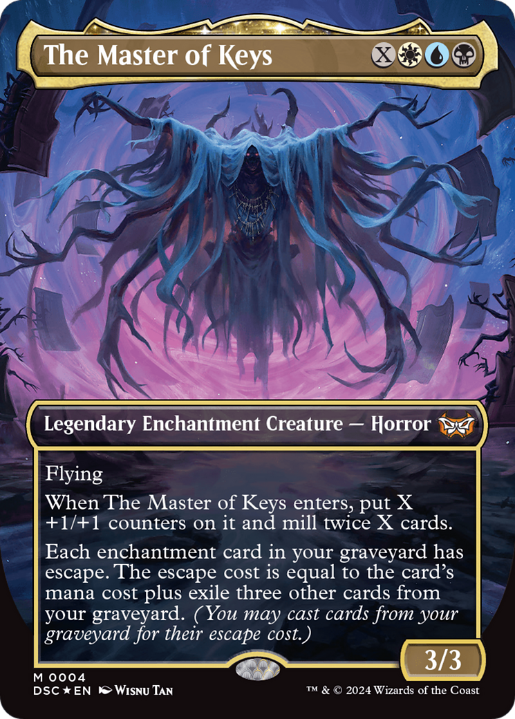 The Master of Keys (Borderless) [Duskmourn: House of Horror Commander] - Trinity Hobby