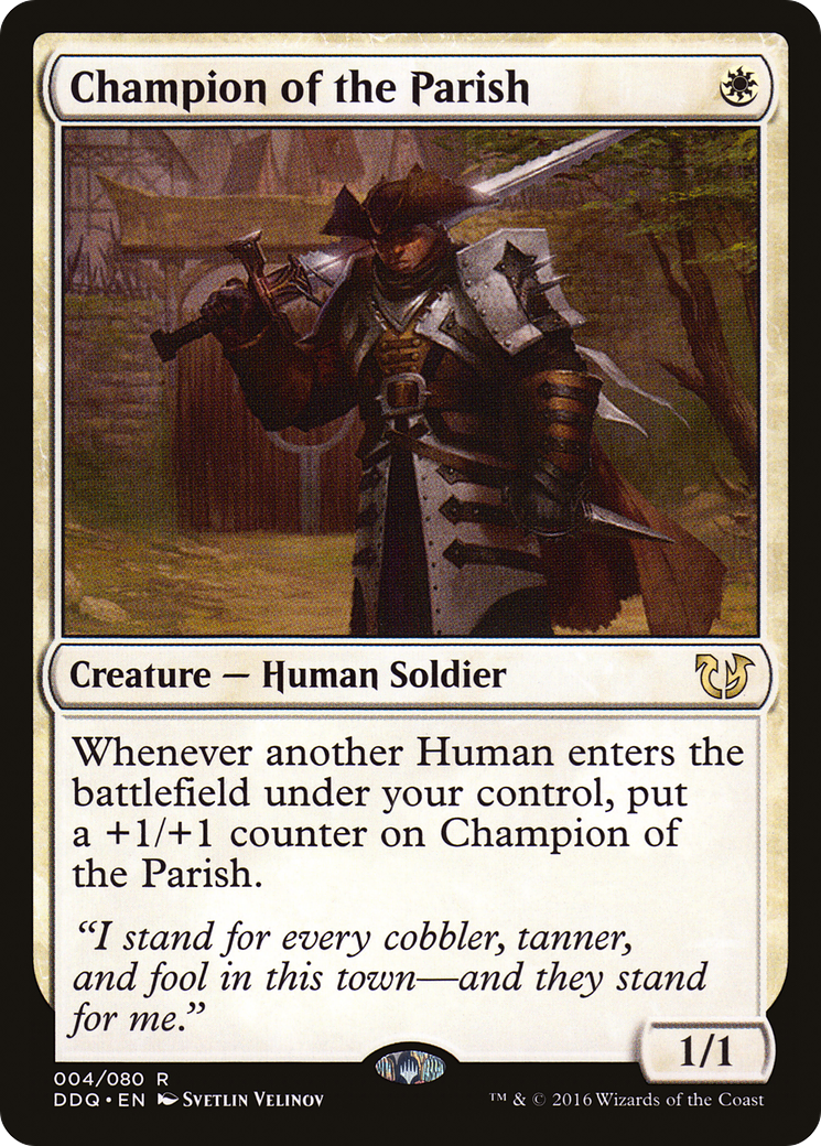 Champion of the Parish [Duel Decks: Blessed vs. Cursed] - Trinity Hobby