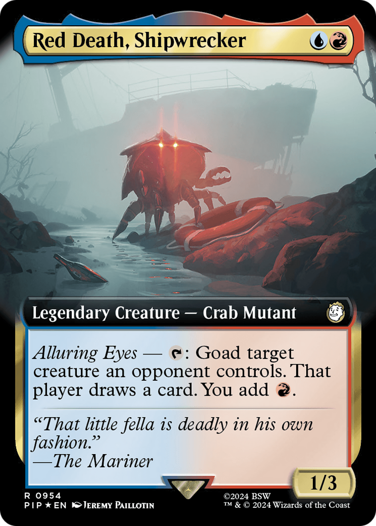 Red Death, Shipwrecker (Extended Art) (Surge Foil) [Fallout] - Trinity Hobby