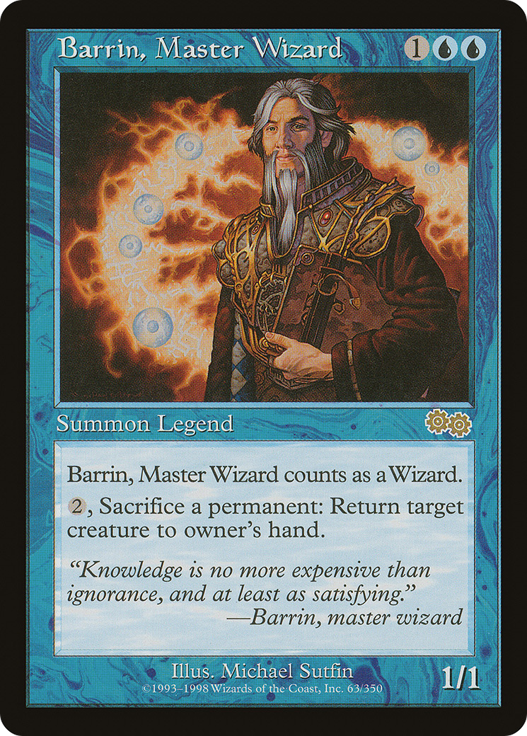 Barrin, Master Wizard [Urza's Saga] - Trinity Hobby