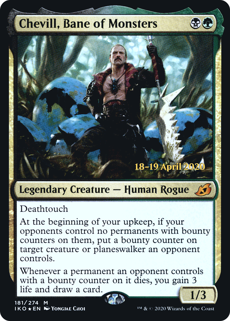 Chevill, Bane of Monsters [Ikoria: Lair of Behemoths Prerelease Promos] - Trinity Hobby