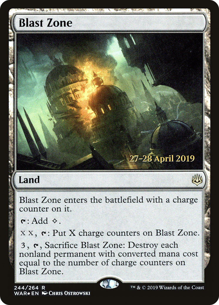 Blast Zone [War of the Spark Prerelease Promos] - Trinity Hobby