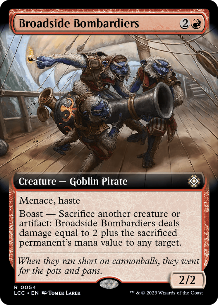 Broadside Bombardiers (Extended Art) [The Lost Caverns of Ixalan Commander] - Trinity Hobby