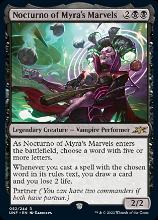 Nocturno of Myra's Marvels [Unfinity] - Trinity Hobby
