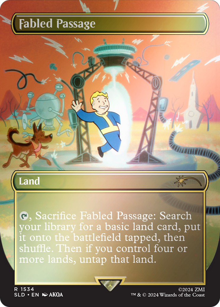 Fabled Passage (1534) (Rainbow Foil) [Secret Lair Drop Series] - Trinity Hobby