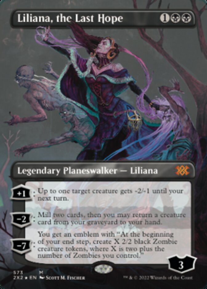 Liliana, the Last Hope (Textured Foil) [Double Masters 2022] - Trinity Hobby