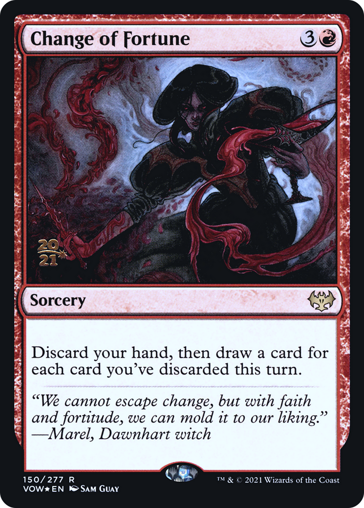 Change of Fortune [Innistrad: Crimson Vow Prerelease Promos] - Trinity Hobby