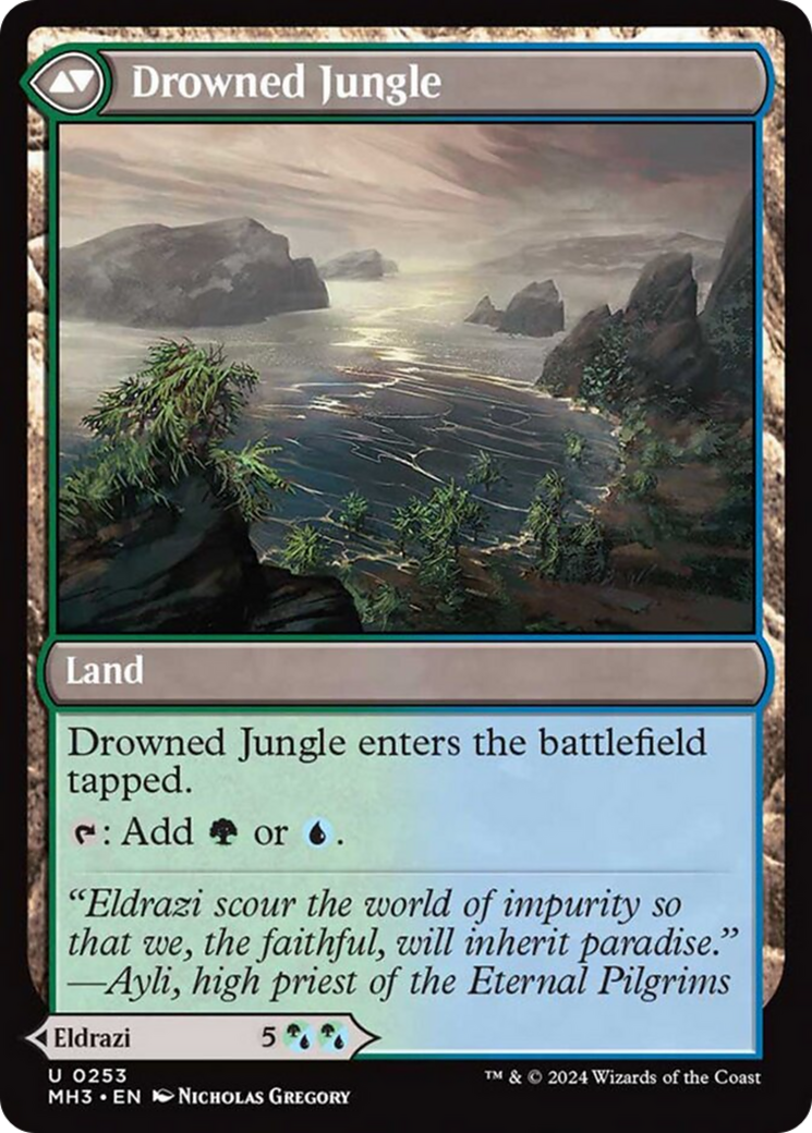 Drowner of Truth // Drowned Jungle [Modern Horizons 3] - Trinity Hobby