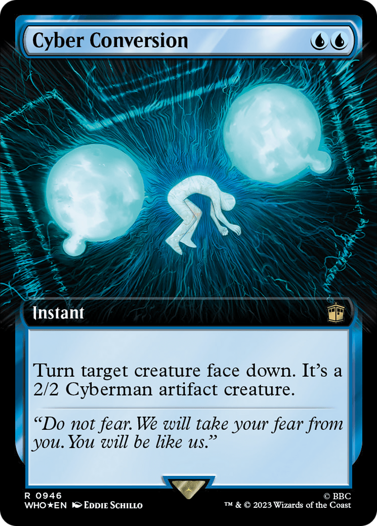 Cyber Conversion (Extended Art) (Surge Foil) [Doctor Who] - Trinity Hobby