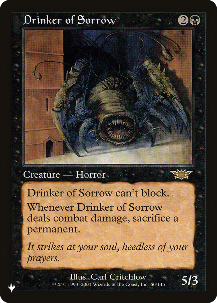 Drinker of Sorrow [The List] - Trinity Hobby
