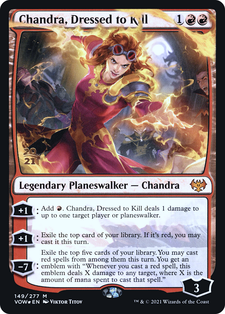 Chandra, Dressed to Kill [Innistrad: Crimson Vow Prerelease Promos] - Trinity Hobby