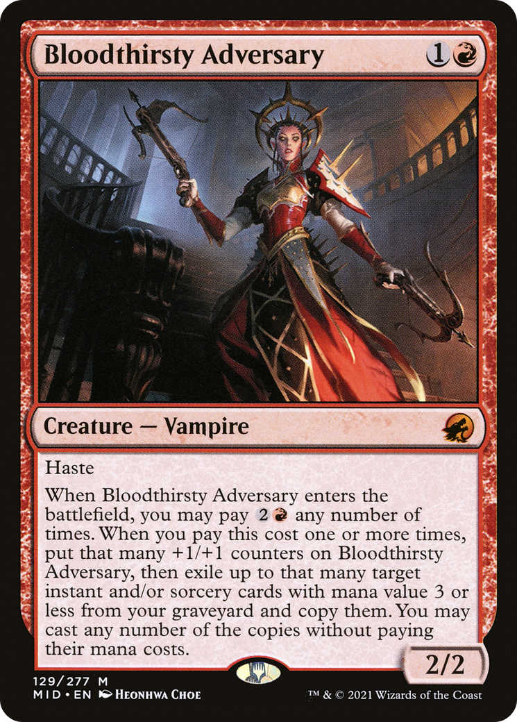 Bloodthirsty Adversary [Innistrad: Midnight Hunt] - Trinity Hobby
