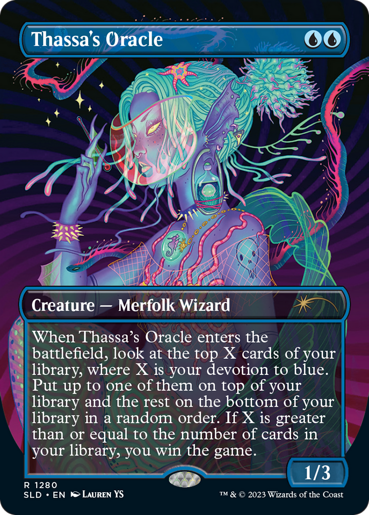 Thassa's Oracle (Borderless) [Secret Lair Drop Series] - Trinity Hobby