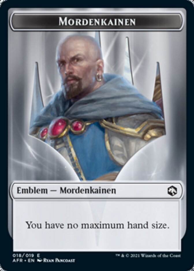 Dog Illusion // Mordenkainen Emblem Double-Sided Token [Dungeons & Dragons: Adventures in the Forgotten Realms Tokens] - Trinity Hobby