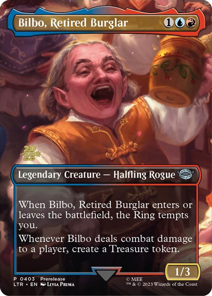 Bilbo, Retired Burglar [The Lord of the Rings: Tales of Middle-Earth Prerelease Promos] - Trinity Hobby