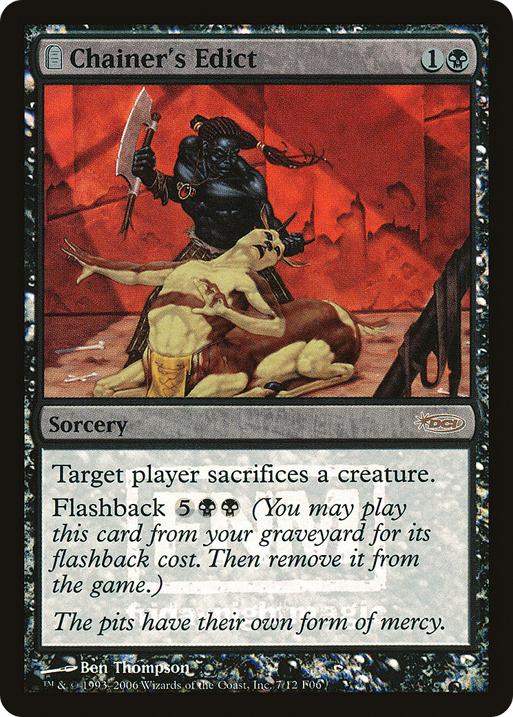 Chainer's Edict [Friday Night Magic 2006] - Trinity Hobby