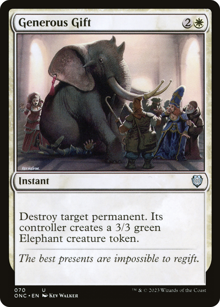 Generous Gift [Phyrexia: All Will Be One Commander] - Trinity Hobby