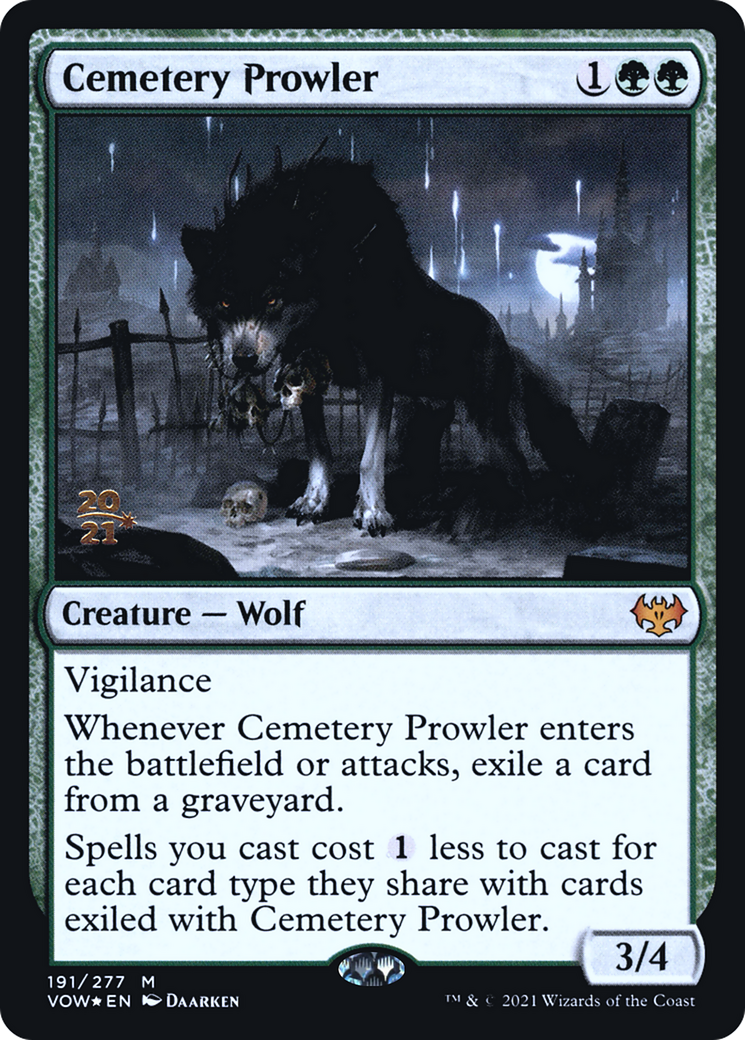 Cemetery Prowler [Innistrad: Crimson Vow Prerelease Promos] - Trinity Hobby
