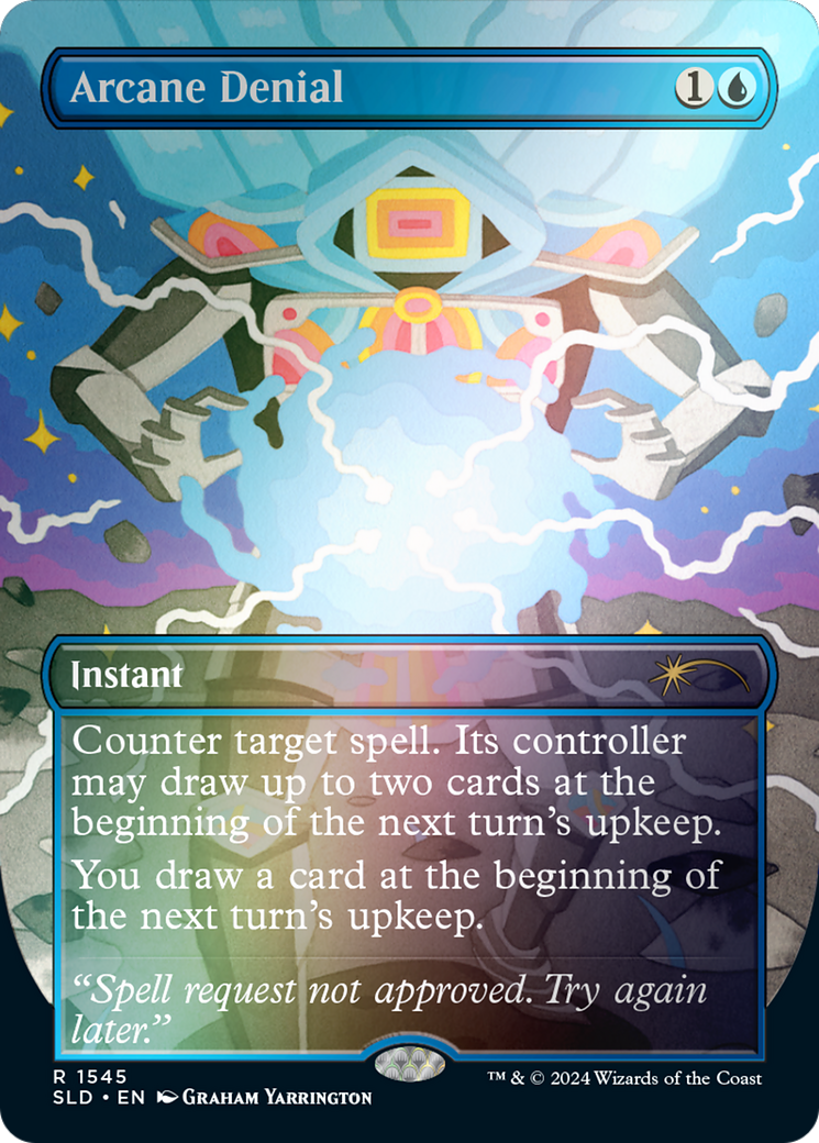 Arcane Denial (Rainbow Foil) [Secret Lair Drop Series] - Trinity Hobby
