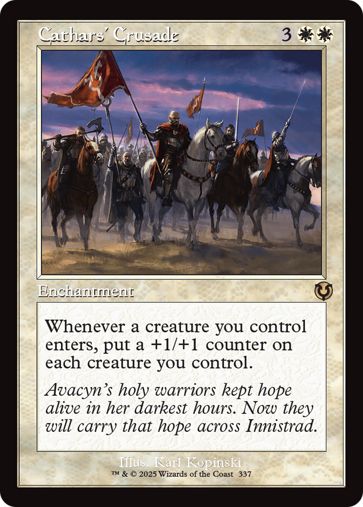 Cathars' Crusade (Retro Frame) [Innistrad Remastered] - Trinity Hobby