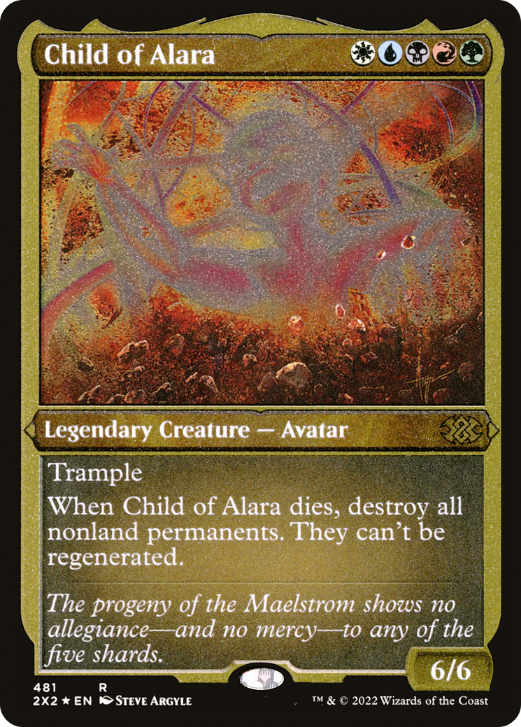 Child of Alara (Foil Etched)  [Foil]  (2X2-481) - [Double Masters 2022] - Trinity Hobby