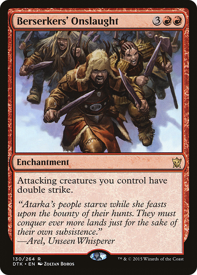 Berserkers' Onslaught [Dragons of Tarkir] - Trinity Hobby