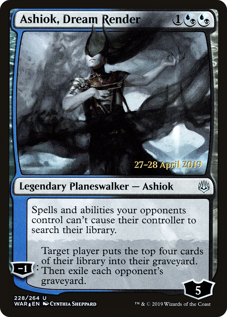 Ashiok, Dream Render [War of the Spark Prerelease Promos] - Trinity Hobby
