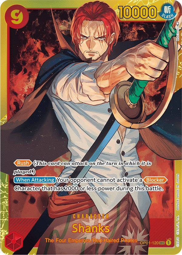 Shanks (OP01-120) - [Romance Dawn] Foil - Trinity Hobby