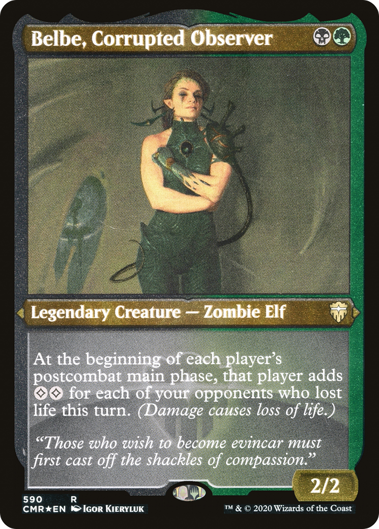 Belbe, Corrupted Observer (CMR-590) - [Commander Legends] Foil - Trinity Hobby