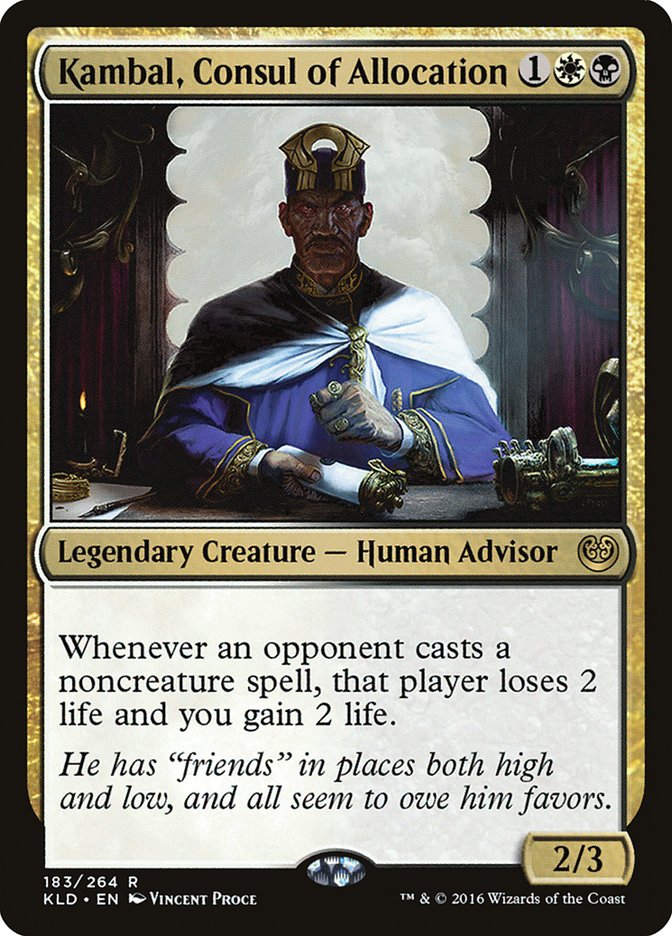 Kambal, Consul of Allocation [Kaladesh] - Trinity Hobby
