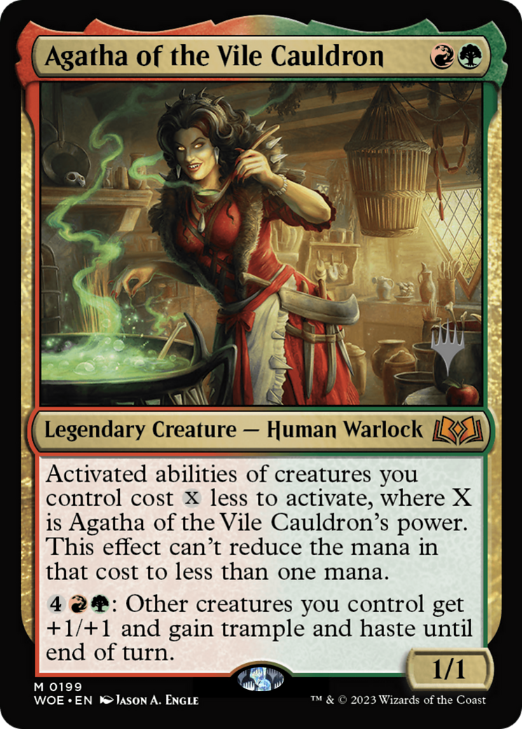 Agatha of the Vile Cauldron (Promo Pack) [Wilds of Eldraine Promos] - Trinity Hobby