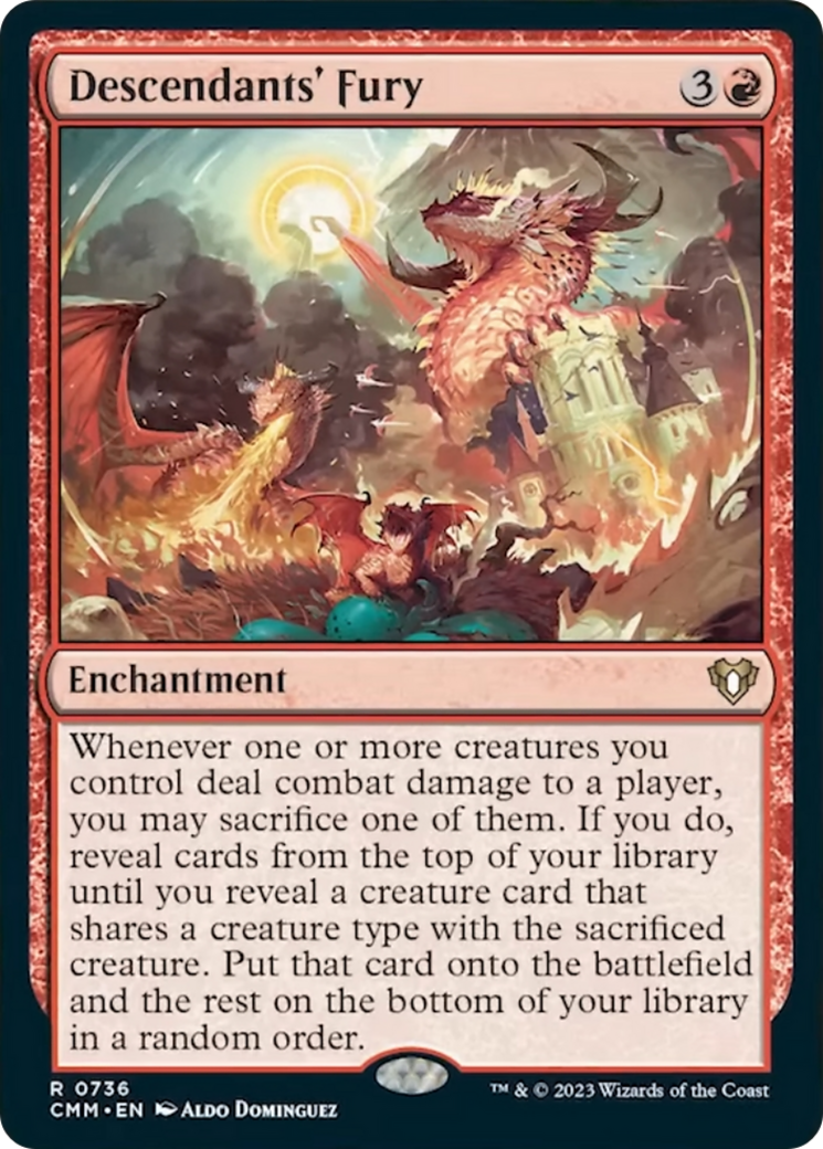 Descendants' Fury [Commander Masters] - Trinity Hobby