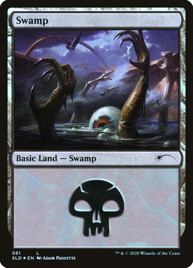 Swamp (Witchcraft) (561) [Secret Lair Drop Promos] - Trinity Hobby