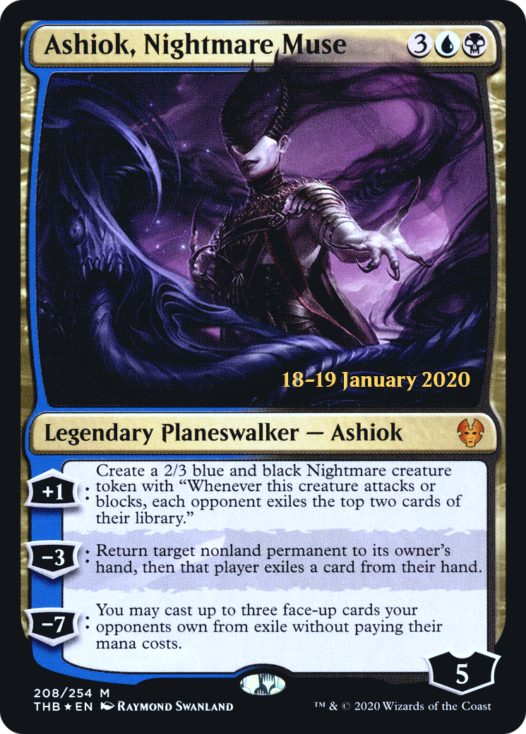 Ashiok, Nightmare Muse [Theros Beyond Death Prerelease Promos] - Trinity Hobby