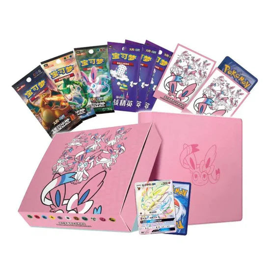 Pokemon Sylveon Eevee GX Gift Box Simplified Chinese - Trinity Hobby